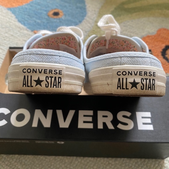 Converse I CTAS Dainty Mule Slip On Sneakers I Denim & White - Picture 6 of 16